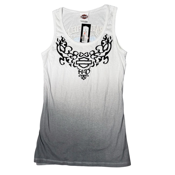 Harley-Davidson Battlefield Gettysburg PA Graphic Tee tank top White large - Picture 1 of 7